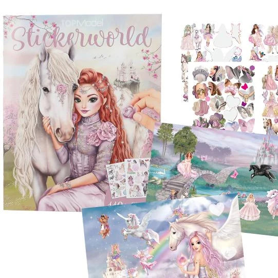 Topmodel Stickerworld Violet Book