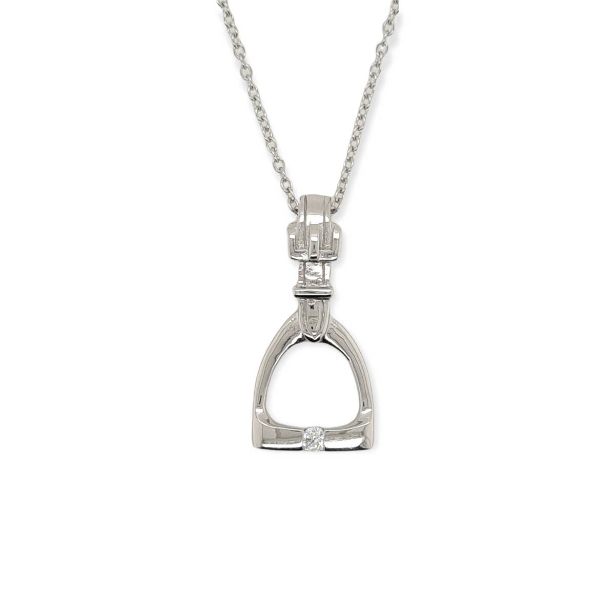 Mountain Creek Jewellery Sterling Silver Stirrup Pendant