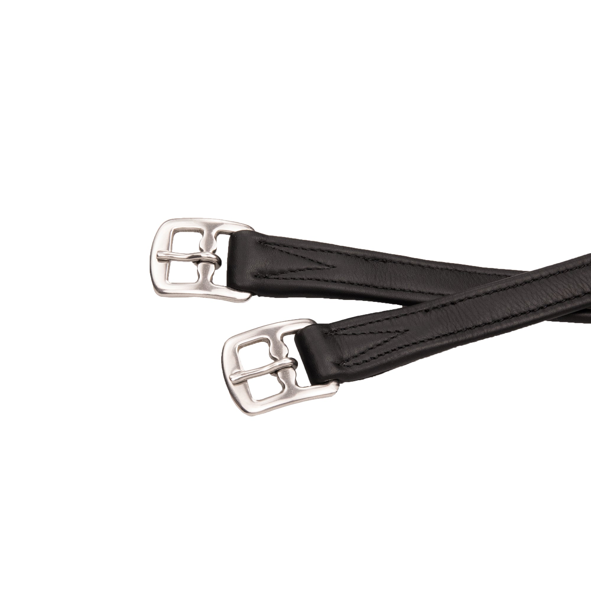 Syd Hill Junior 3/4" Soft Leather Stirrup Leathers with Nylon Insert