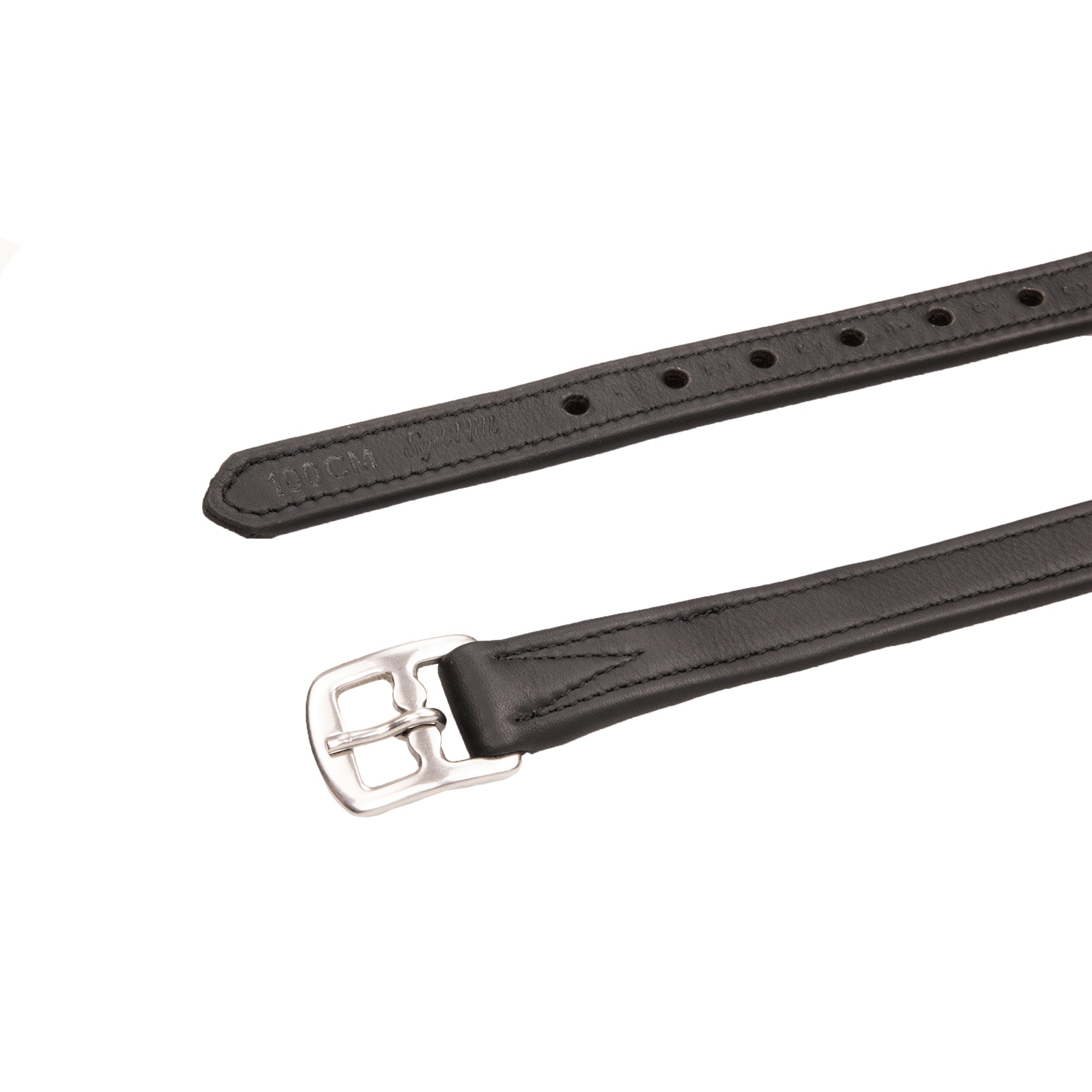 Syd Hill Junior 3/4" Soft Leather Stirrup Leathers with Nylon Insert