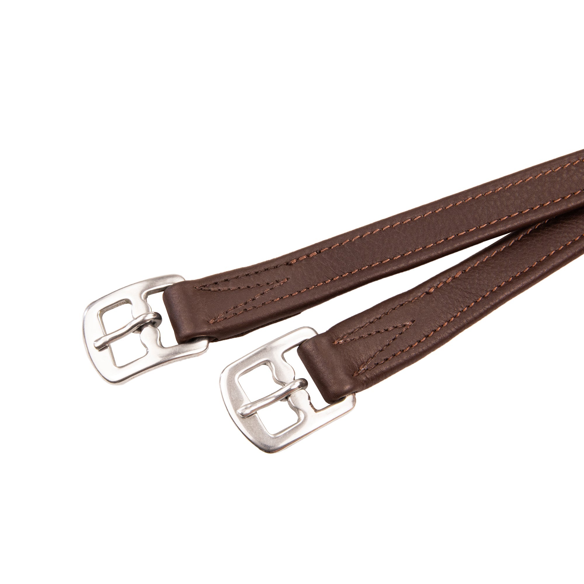 Syd Hill Junior 3/4" Soft Leather Stirrup Leathers with Nylon Insert