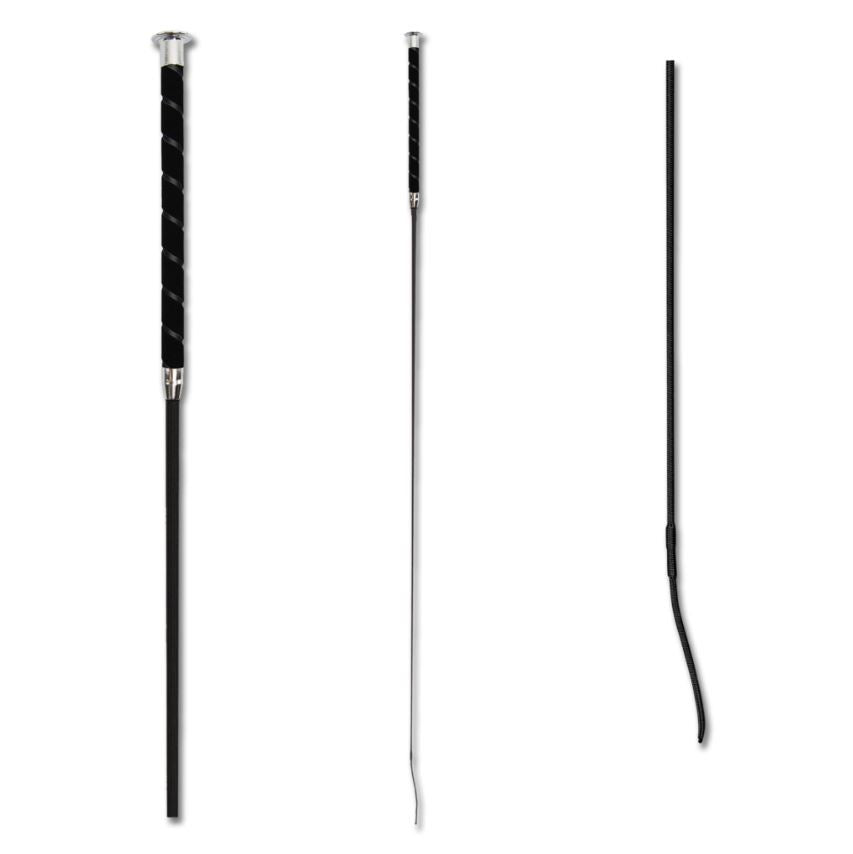 Waldhausen Dressage Whip with Velour Handle 120cm