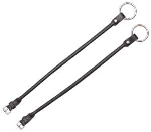 Black Gag Straps - Leather