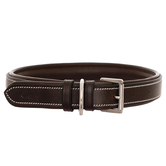 ExionPro Fancy Stitched Leather Dog Collar