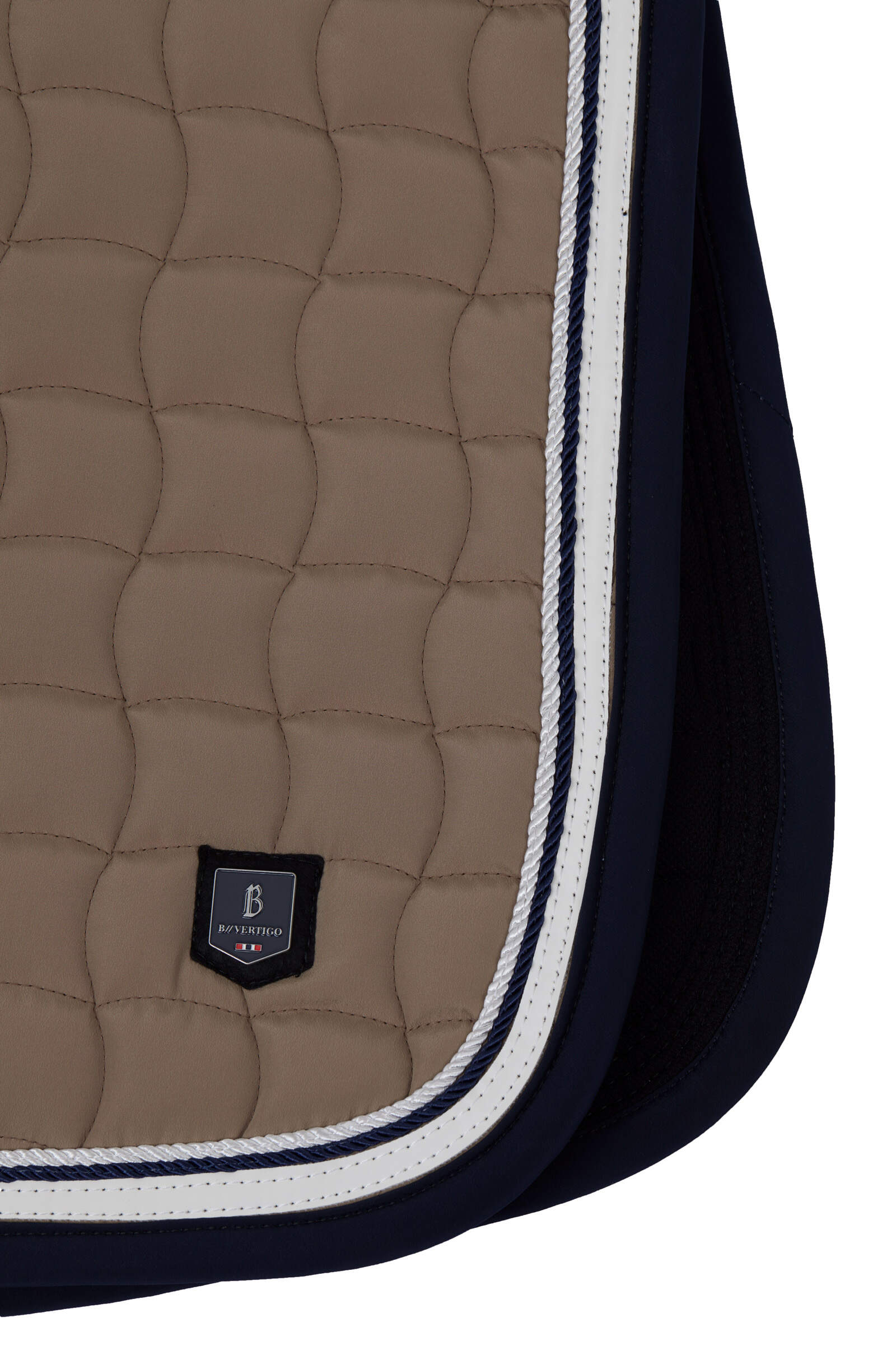 B Vertigo Cameron Dressage Saddle Pad with Cord Piping