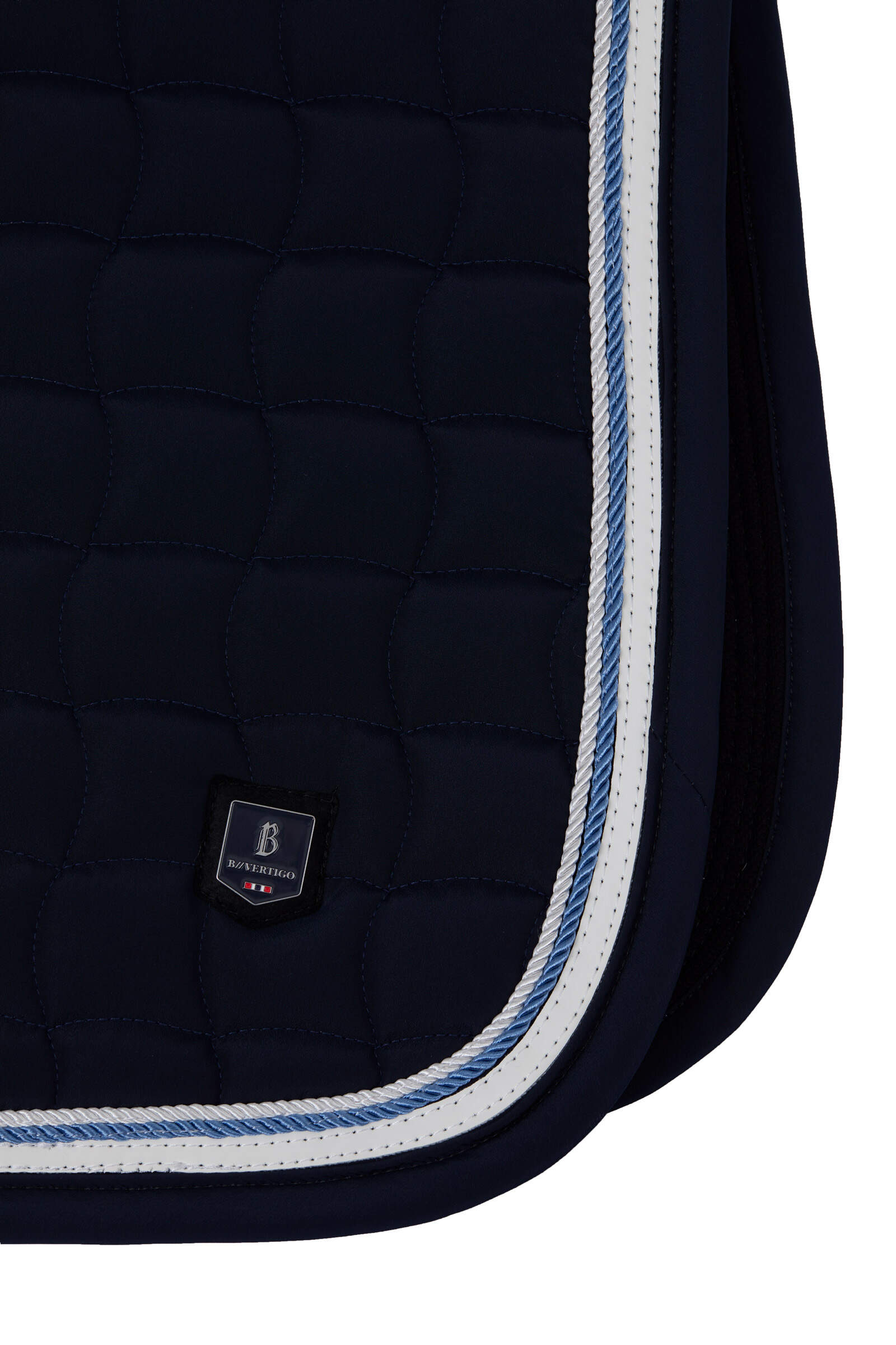 B Vertigo Cameron Dressage Saddle Pad with Cord Piping