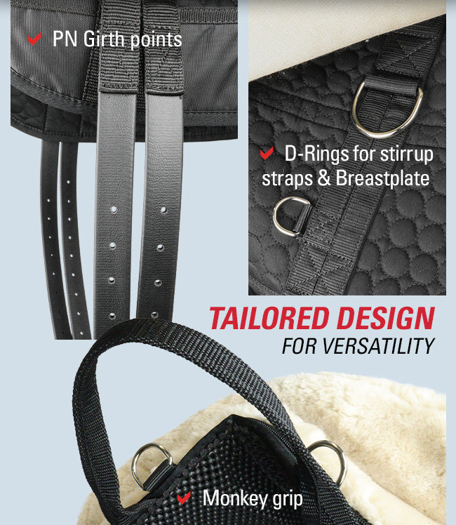 Zilco Deluxe Fleece Seat Bareback Pad