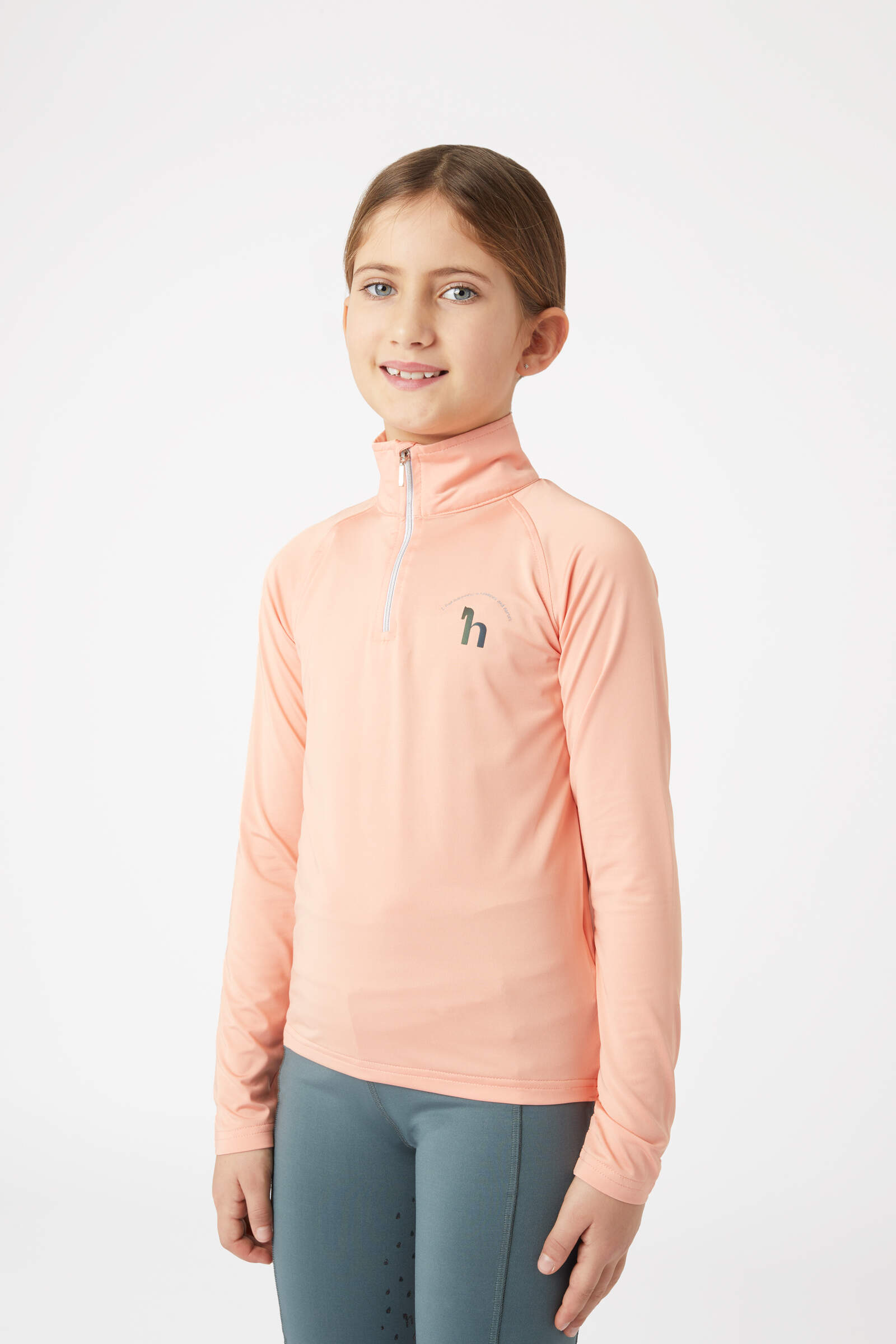 Horze Lola Kids' Functional Training Shirt with Long Sleeves
