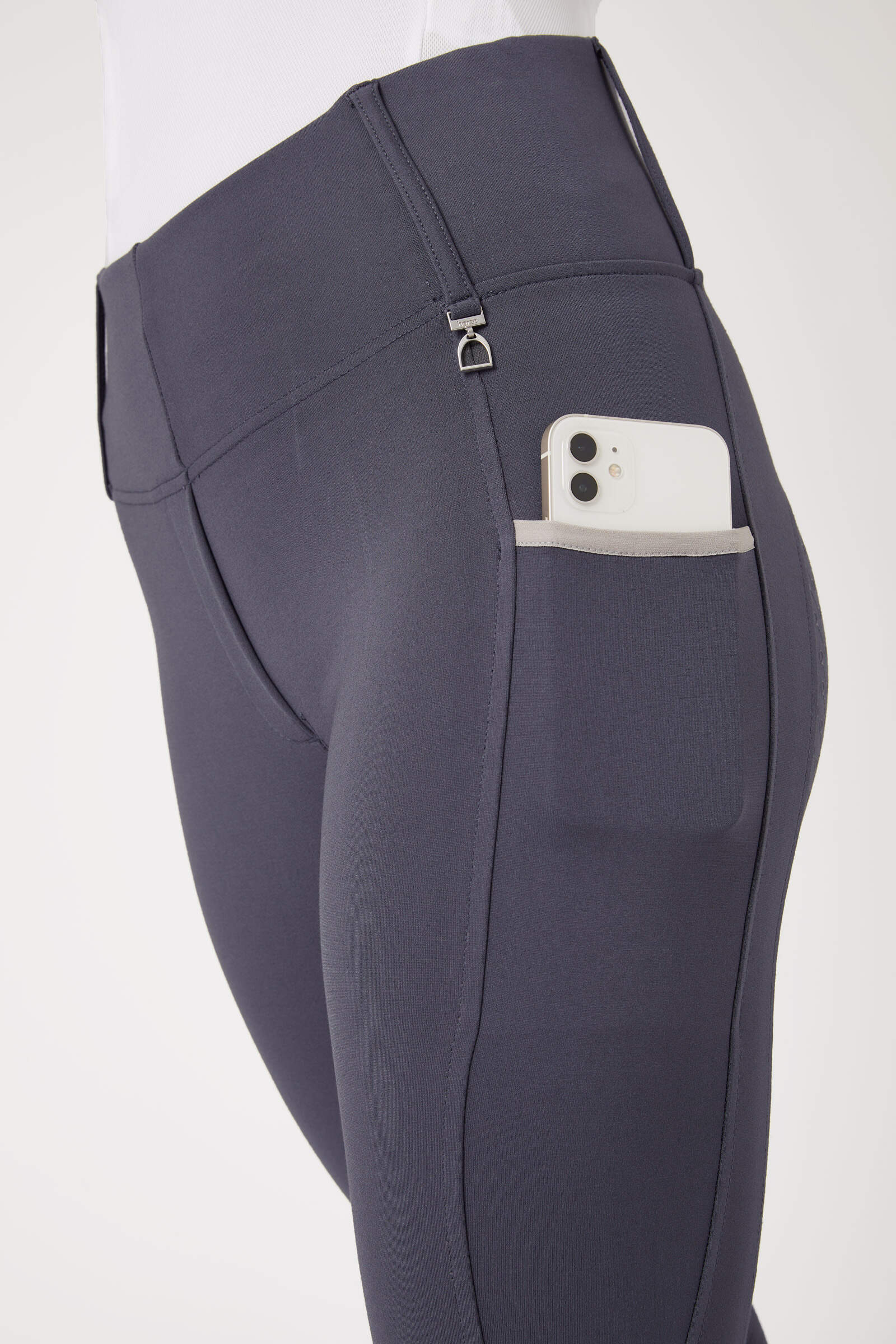 Horze Lucinda Women's High Waist Tights with Silicone Full Seat