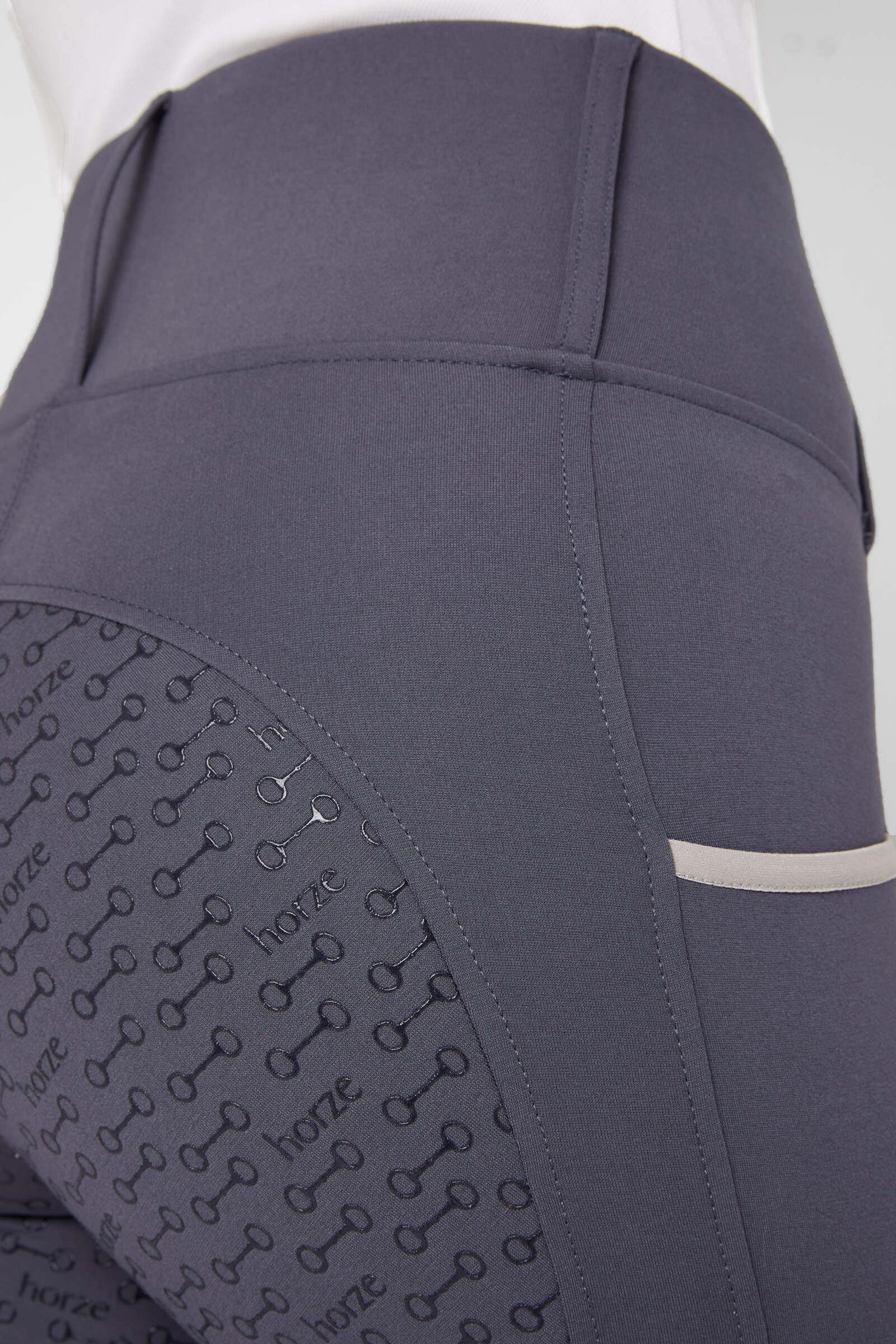 Horze Lucinda Women's High Waist Tights with Silicone Full Seat