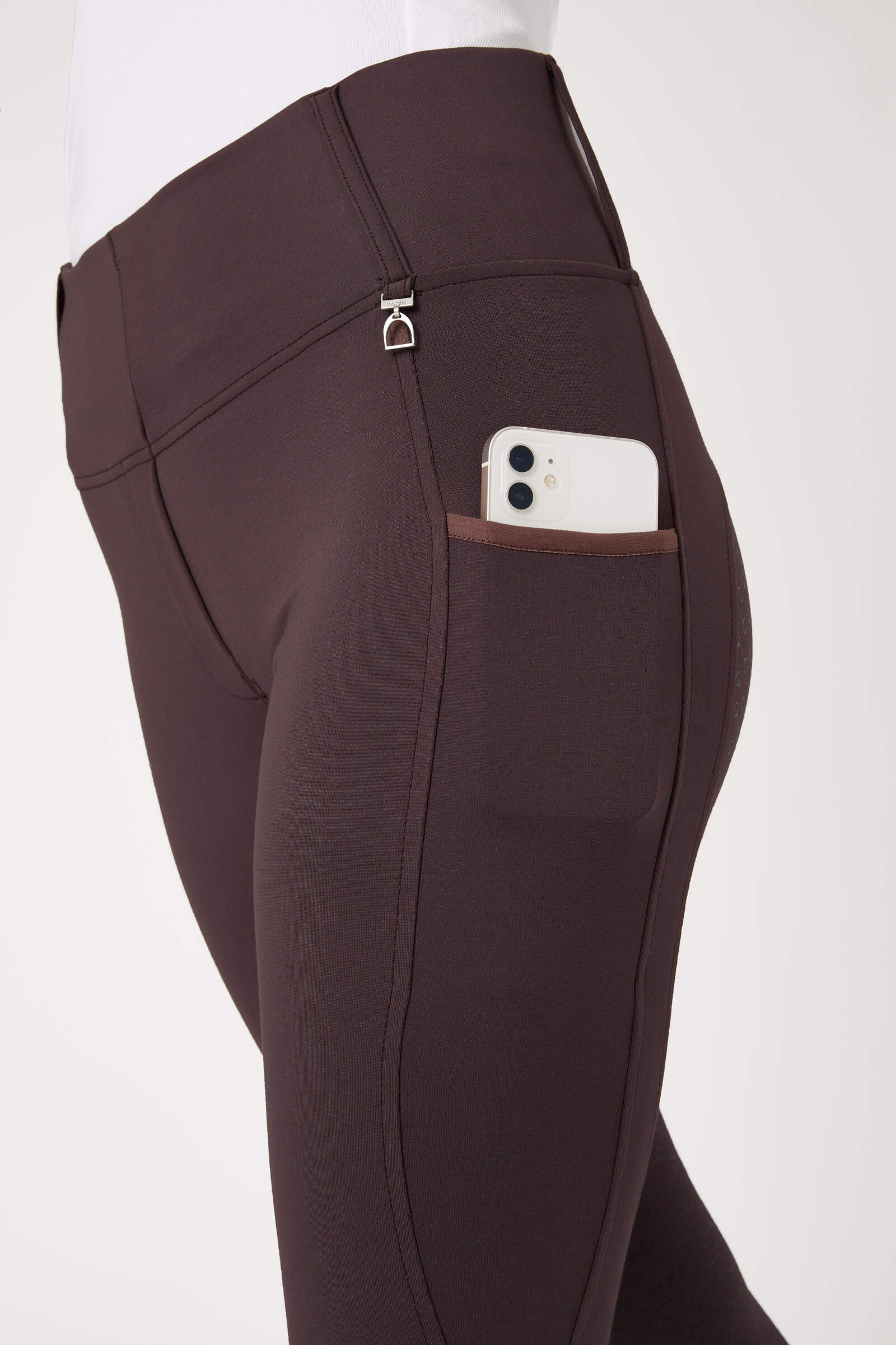 Horze Lucinda Women's High Waist Tights with Silicone Full Seat