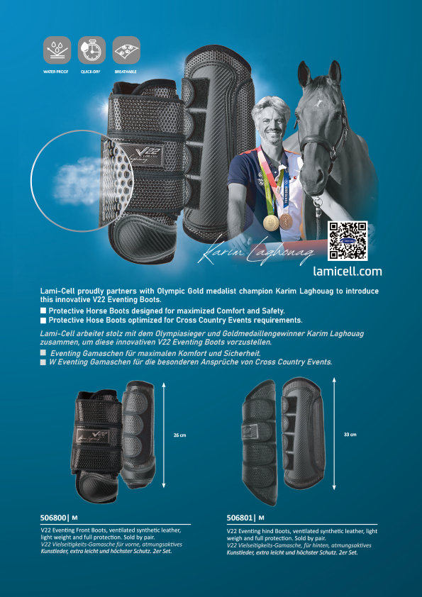 Lami-Cell V22 Hind Eventing Boots