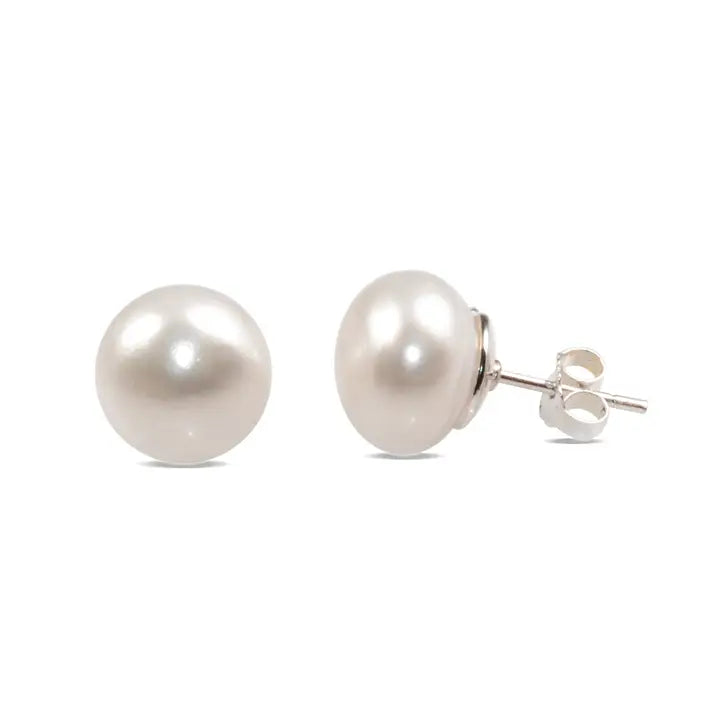 Mountain Creek Jewellery 12mm Freshwater Pearl Stud Earrings