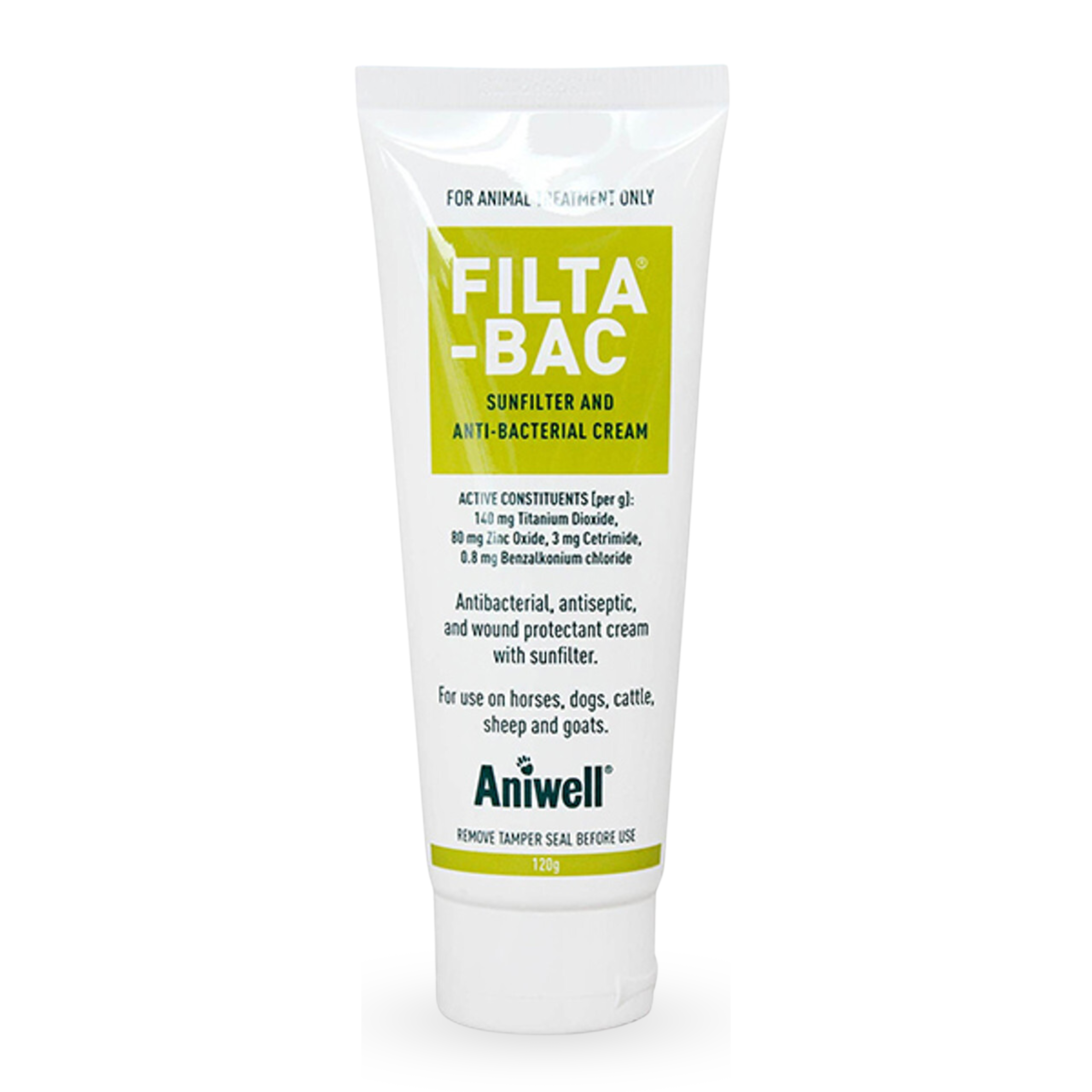 Filta-Bac Antibacterial Sunscreen 120gm