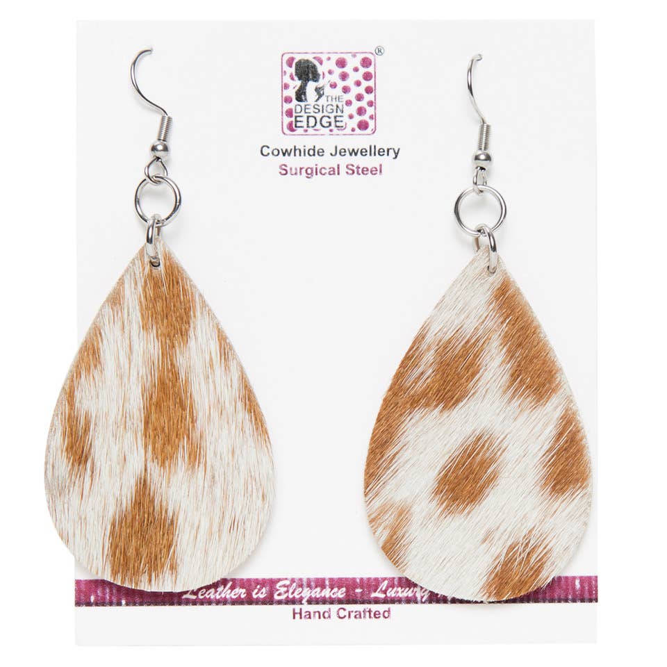 Tanzania - Pear Shape Hairon Earrings - Jewellery Surgical