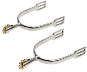 Dressage Spurs with Heavy Rowel