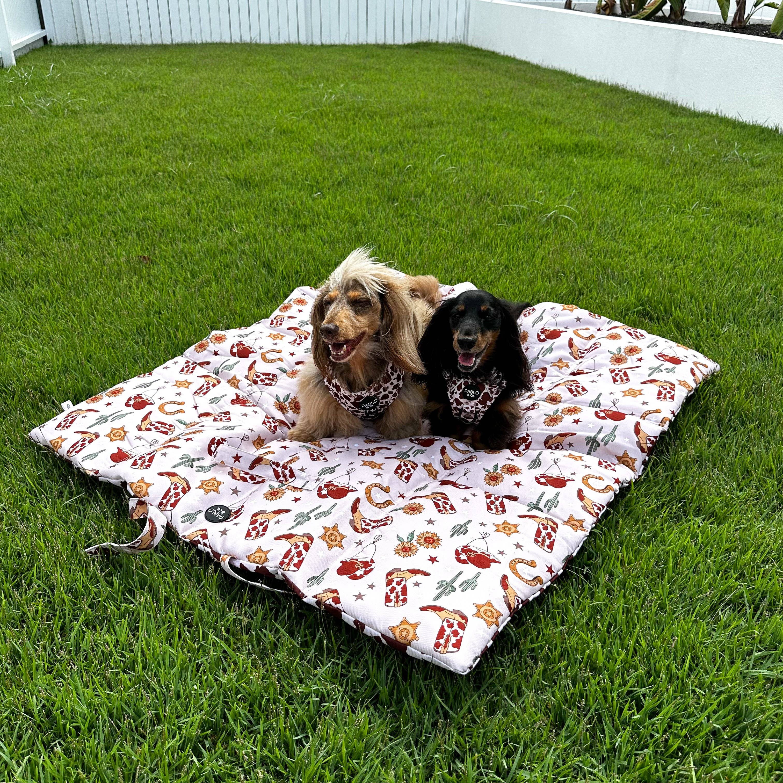 Deluxe Travel Mat: Howdy / Rodeo