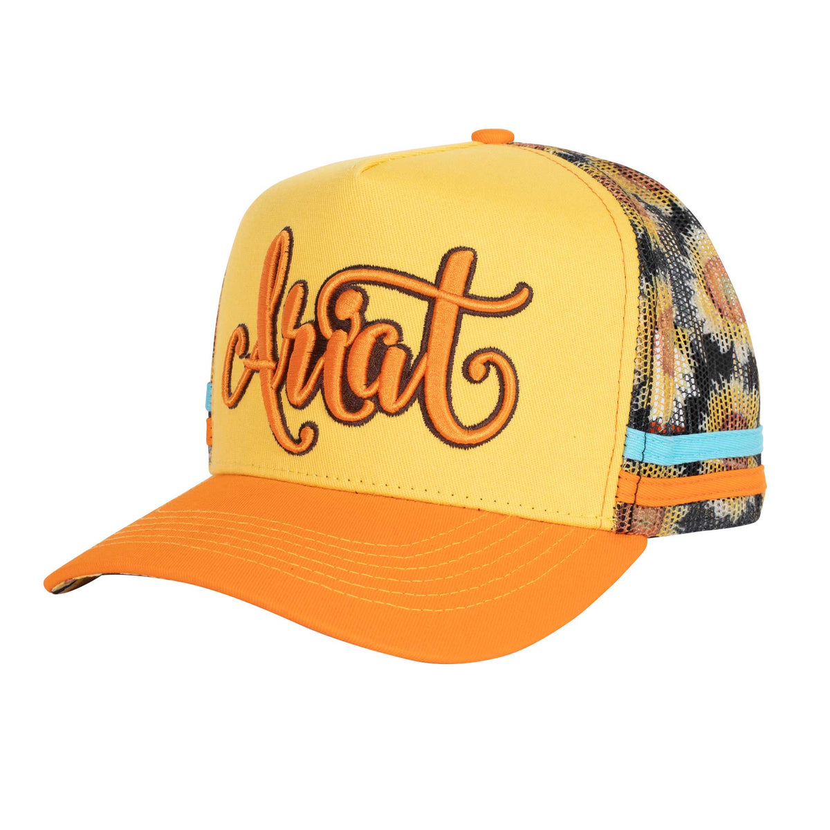 Ariat Sunflower Script Mesh Trucker Cap Wild