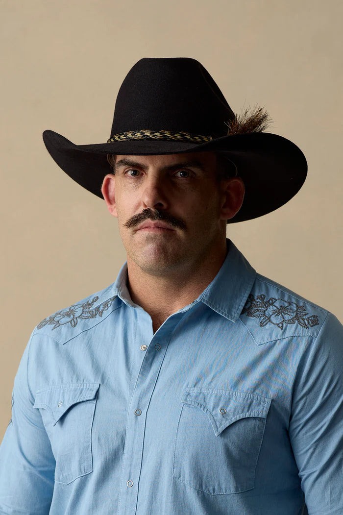 Akubra Rough Rider Black