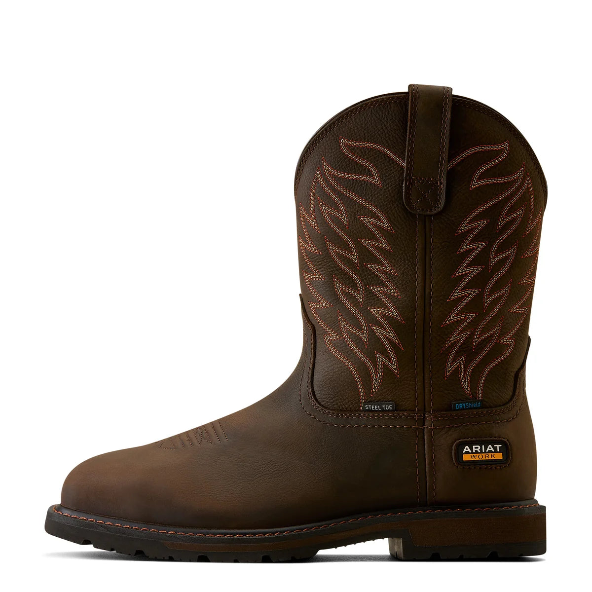 Ariat Groundbreaker H20 Wide Square Toe Waterproof Steel Toe Work Boots