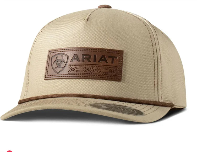 Ariat Patch Fabro Khaki Snap Back Cap