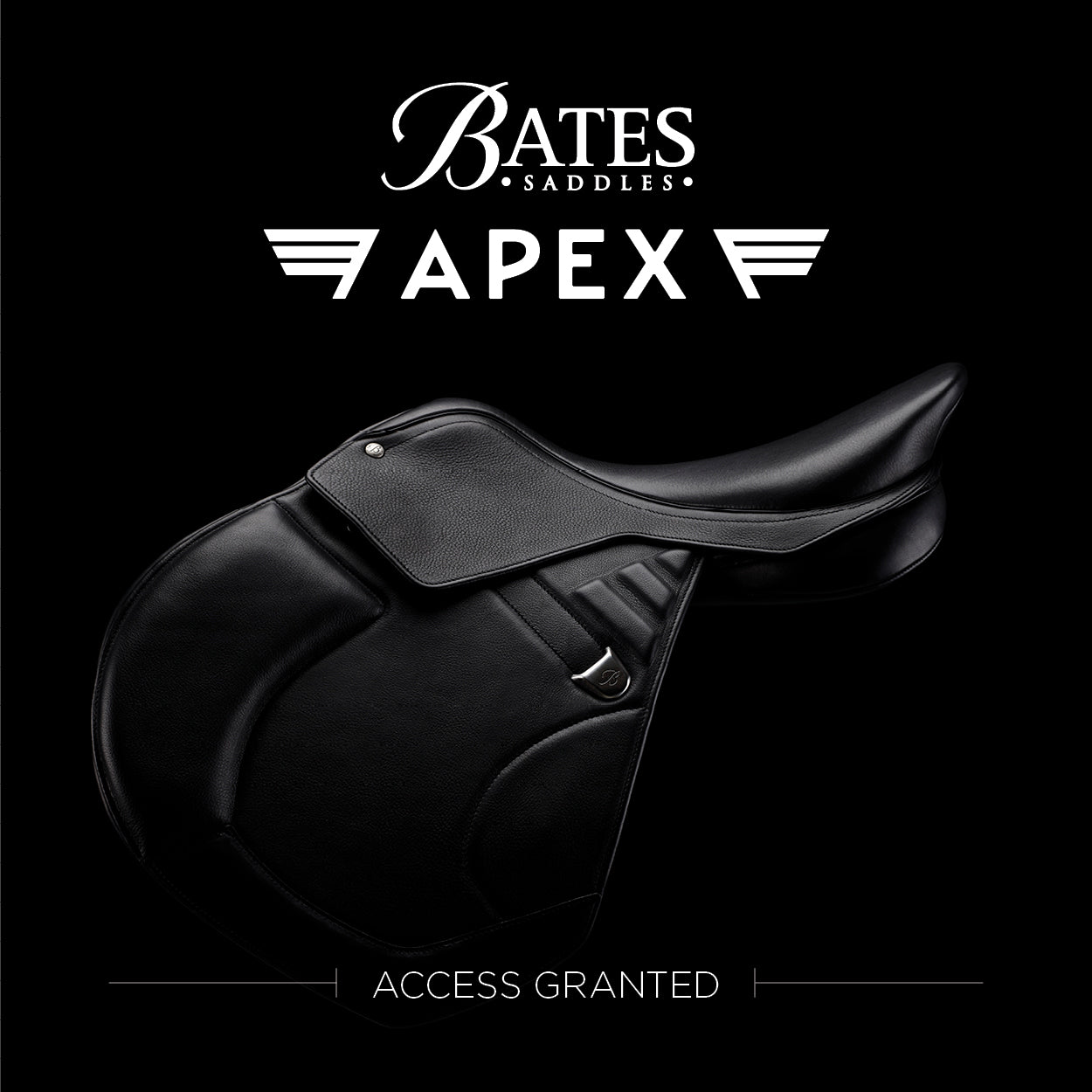 Bates Apex Jump Saddle