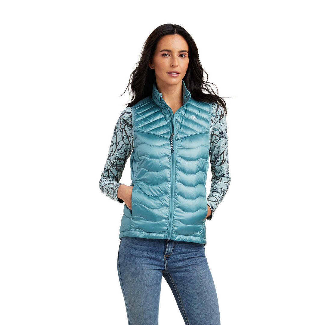 Ariat Ideal Down Vest Iridescent Artic