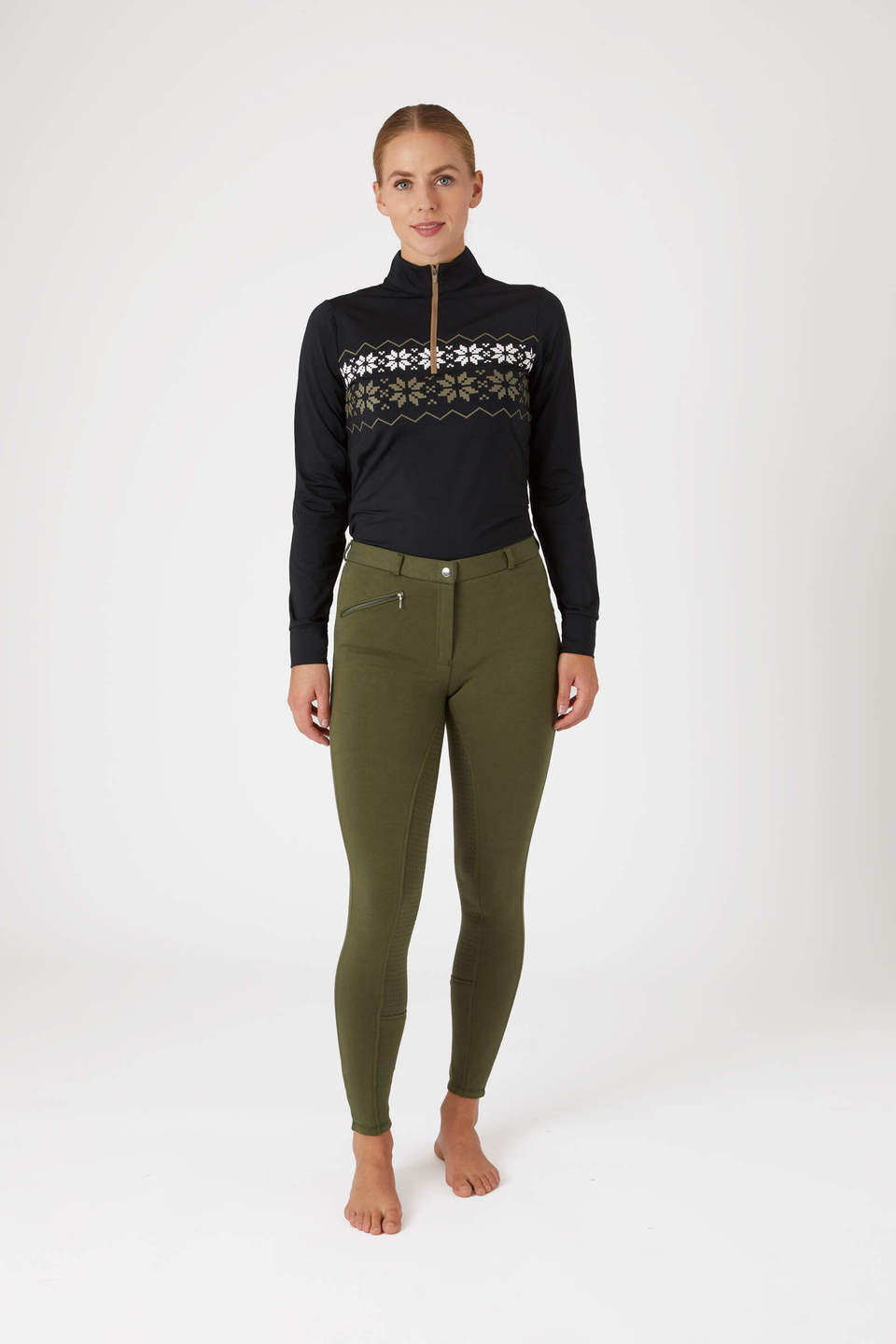 Horze Active Women's Silicone Full Seat Breeches