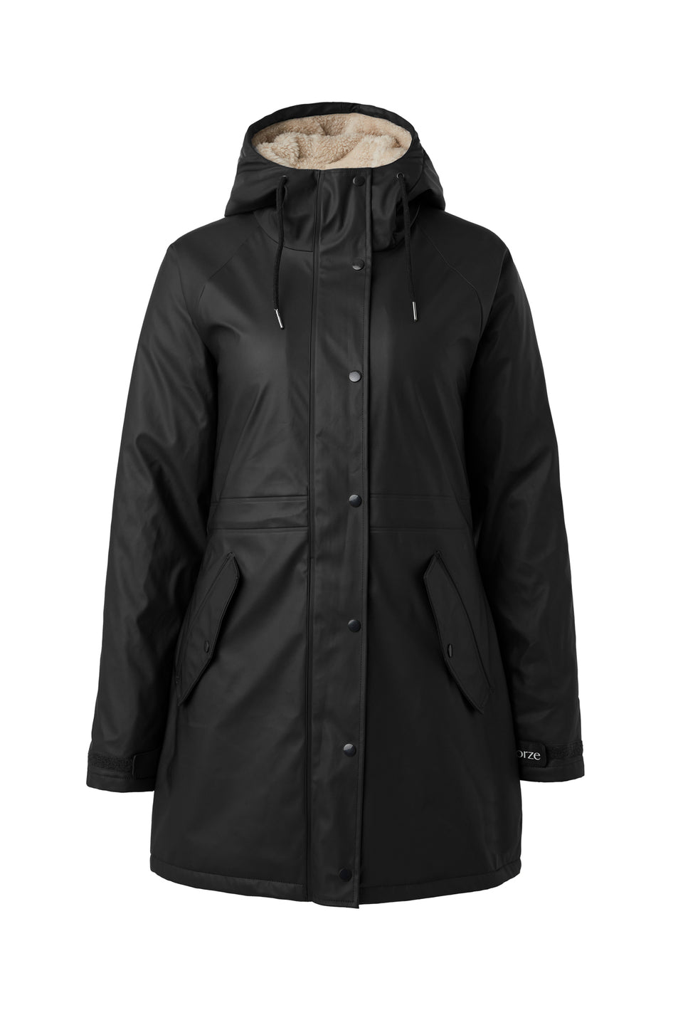 Horze Dania Winter Rain Coat Black
