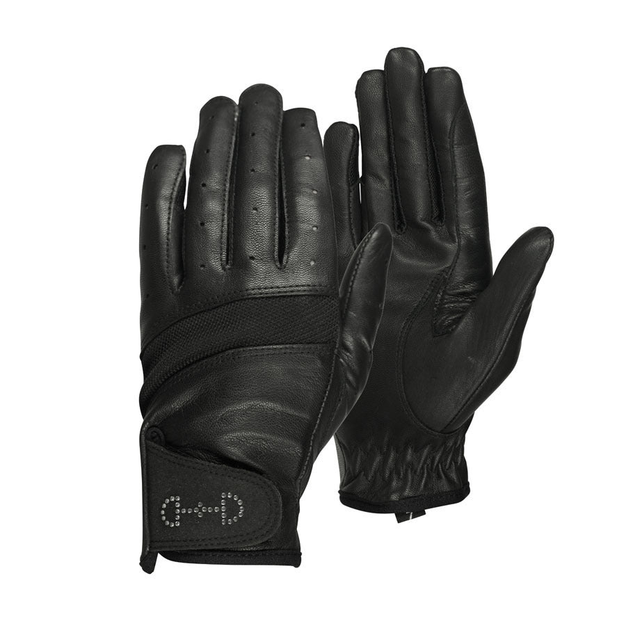 Horze Ladies Leather Mesh Gloves