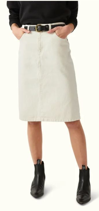 RM Williams Adavale Skirt Ecru 14