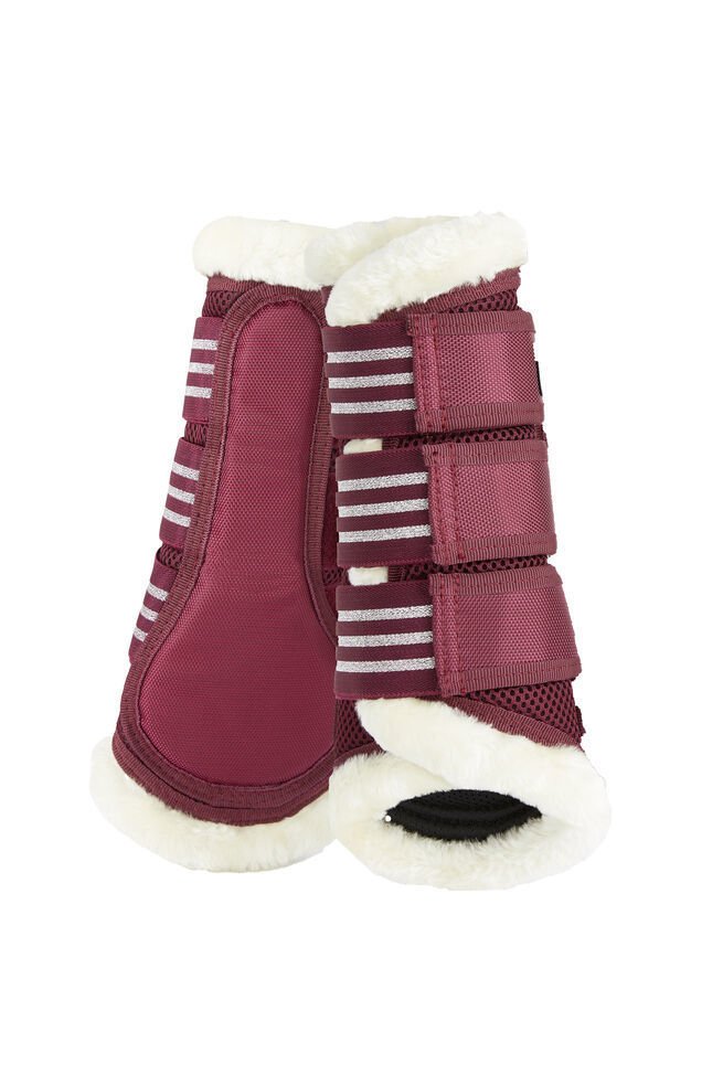 Horze Lincoln Brushing Boots with Fur