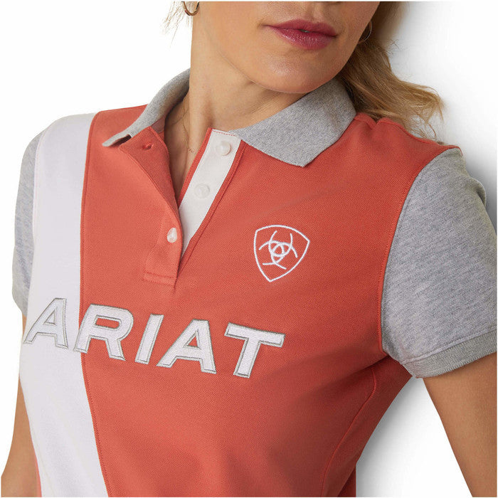 Ariat Wms Taryn SS Polo Burnt Sienna