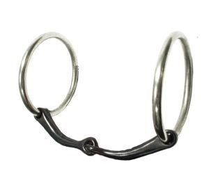 Sweet Iron Curved Mouth Snaffle Normal Mouth 45mm Ring