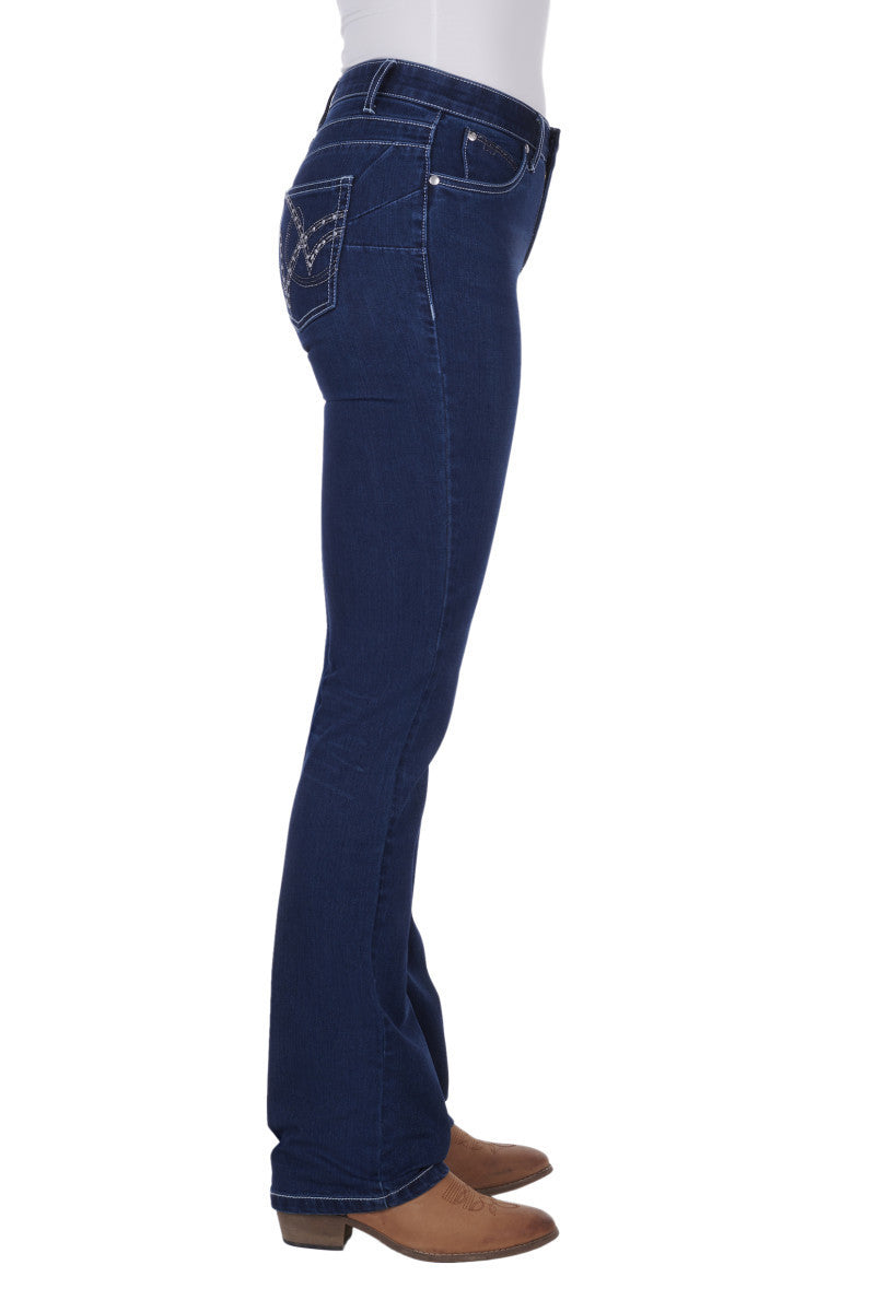 Wrangler Wmns Ultimate Riding Jean Q-Baby Booty Up