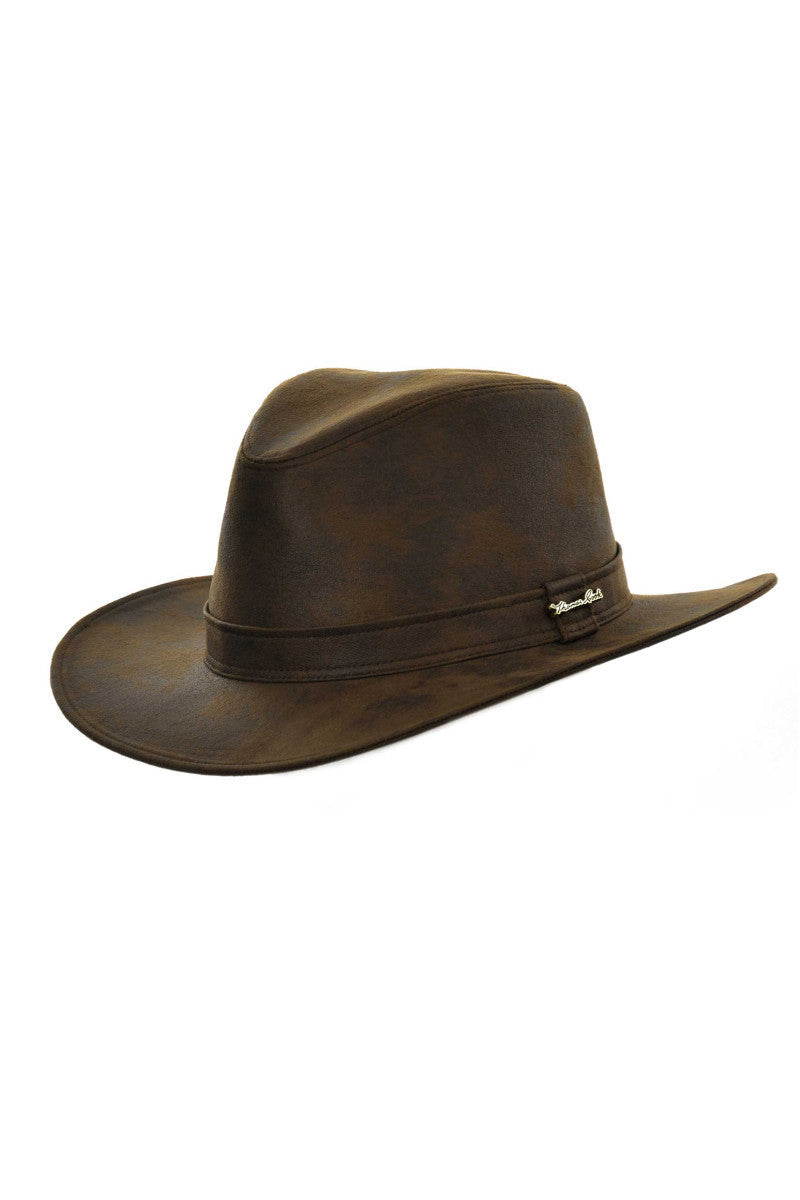 Thomas Cook Travel Crushable Hat Dark Brown