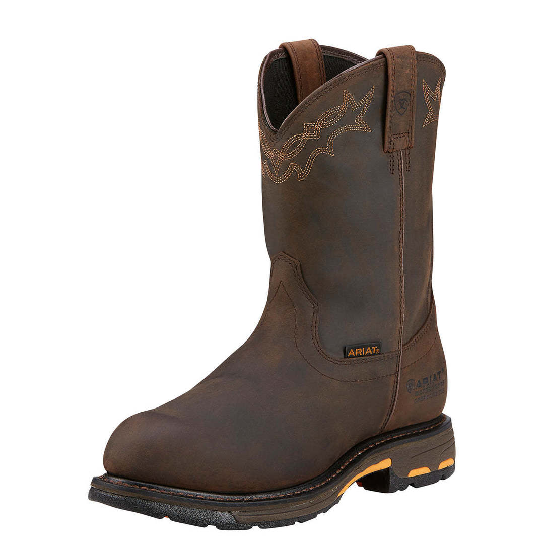 Ariat Mens Workhog CT Distress Brown