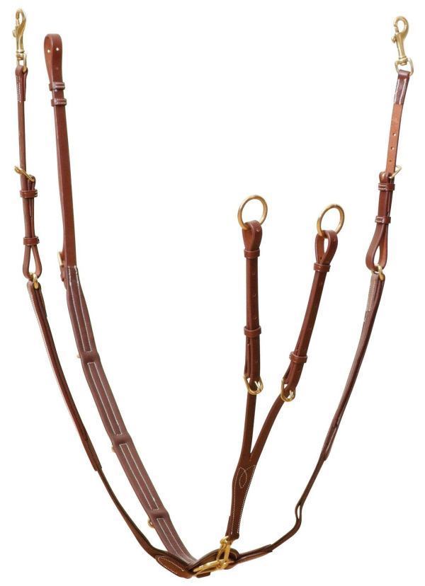 Grainge Elite Martingale Breastplate Oak Bark Full