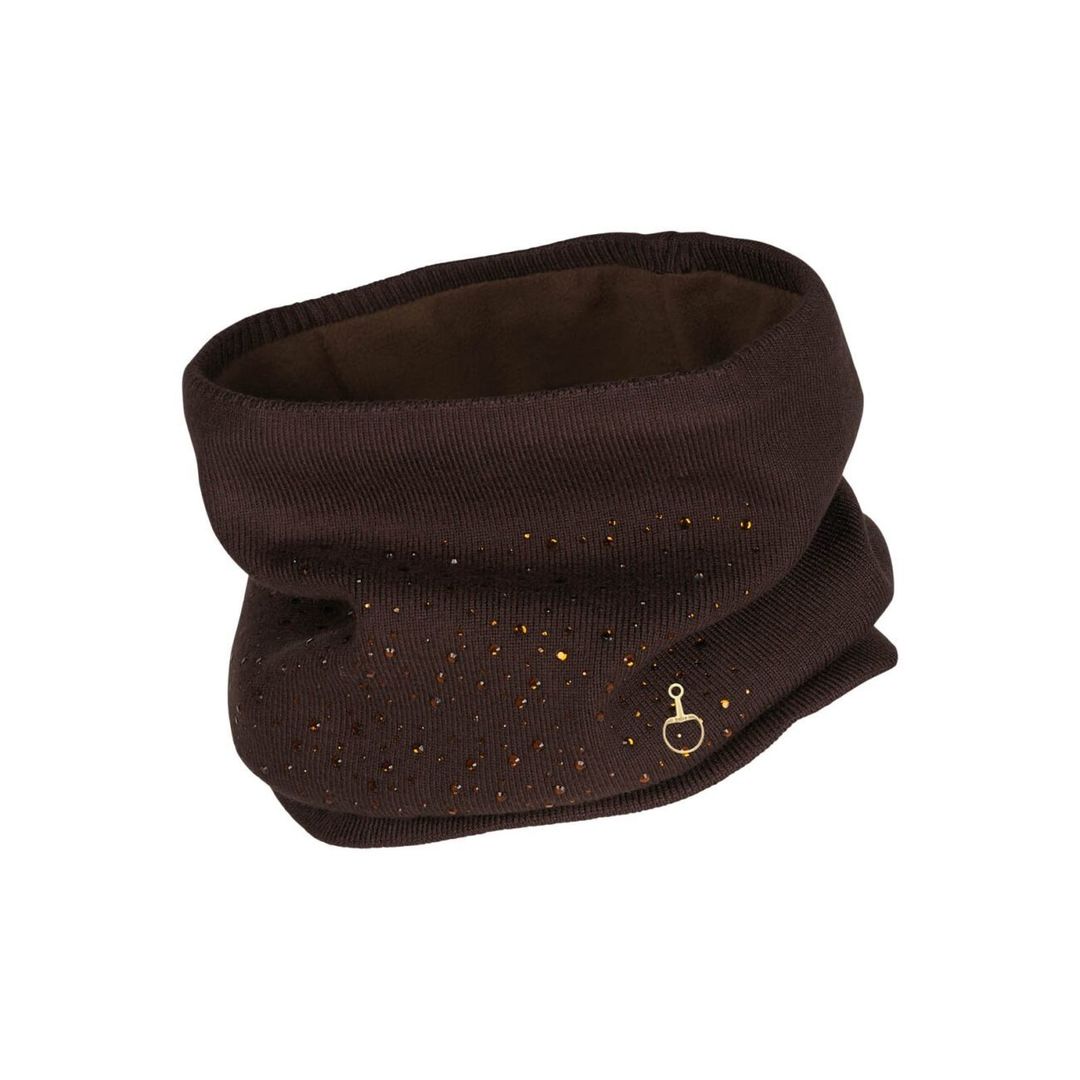 HZ Leona Knit Tube Scarf DBR