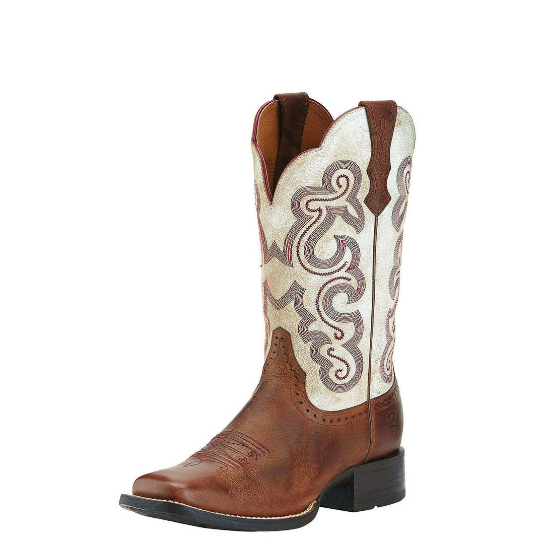 Ariat Women's Quickdraw Sandstorm/Distress White
