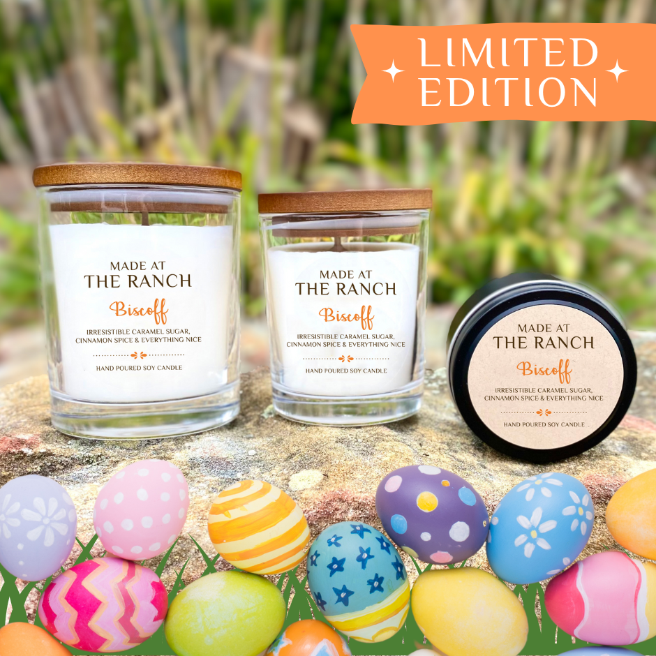 Made at the Ranch Candle - Easter Special! Biscoff