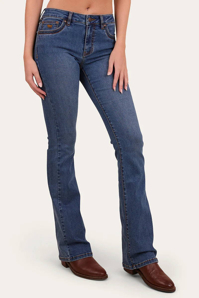 Ringers Western Caroline Womens Mid Rise Bootleg Jean