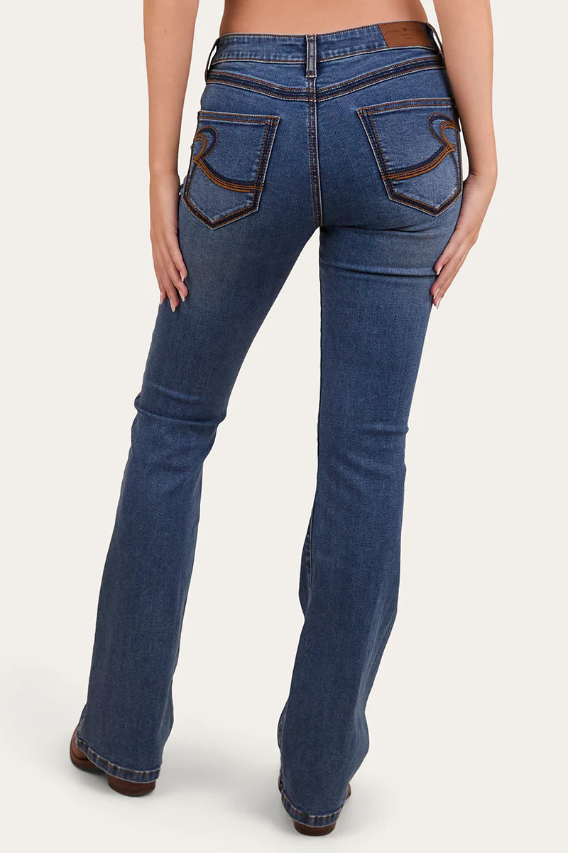 Ringers Western Caroline Womens Mid Rise Bootleg Jean