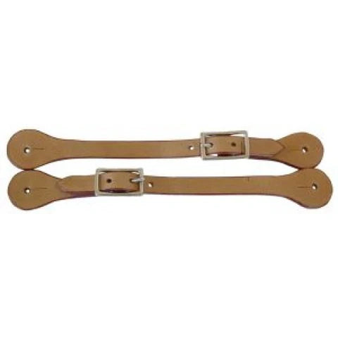Top Hand Childs Western Spur Straps Natural