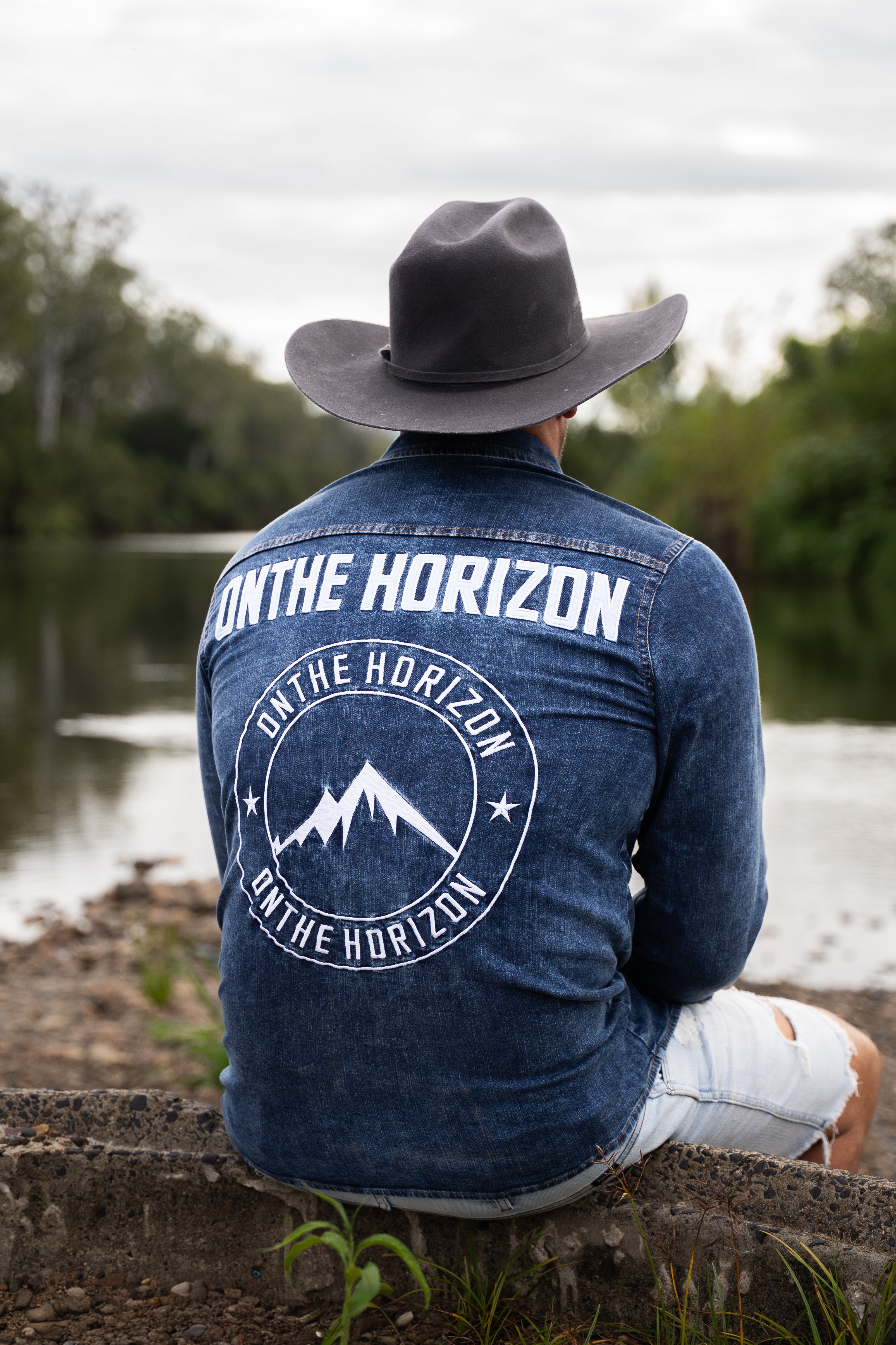 On The Horizon Western Denim Shirt