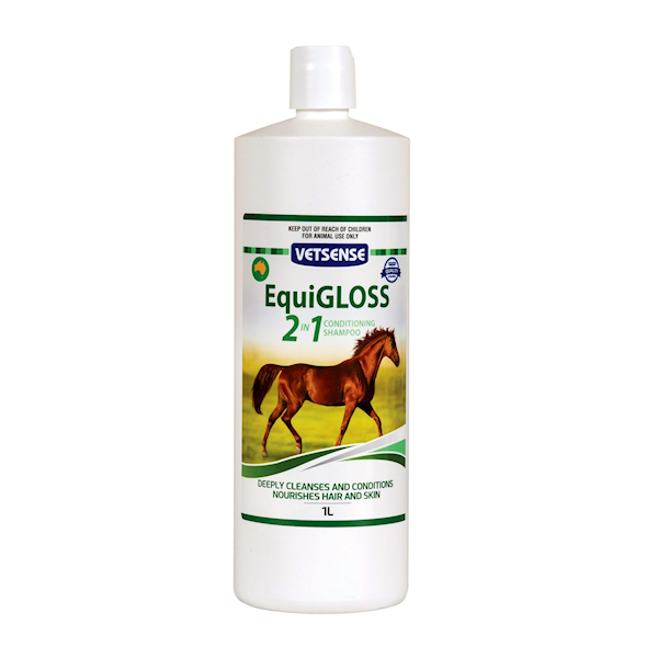 Vetsense Equigloss 2 in 1 Shampoo