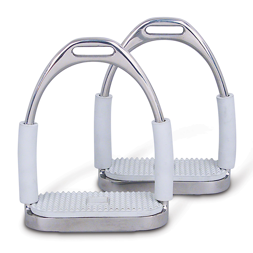 Equisteel Flex Shank SS Stirrup Irons