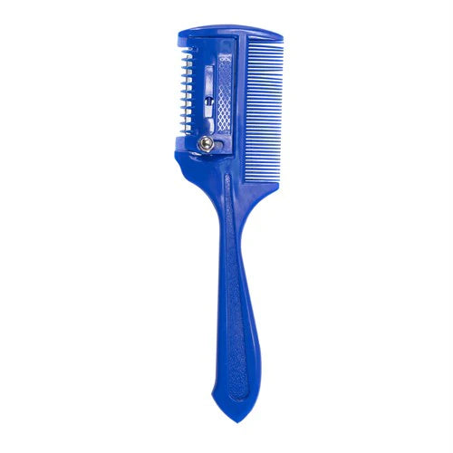 Showmaster Thinning Razor w/Comb Blue