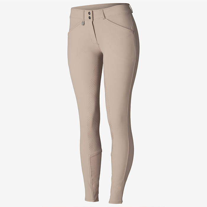 Horze Grand Prix Silicon Grip Full Seat Breeches - Beige
