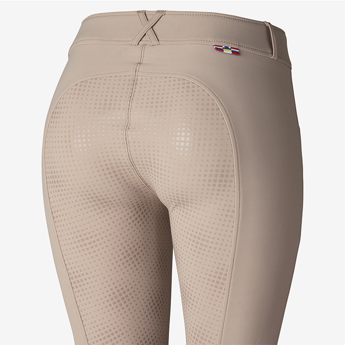Horze Grand Prix Silicon Grip Full Seat Breeches - Beige